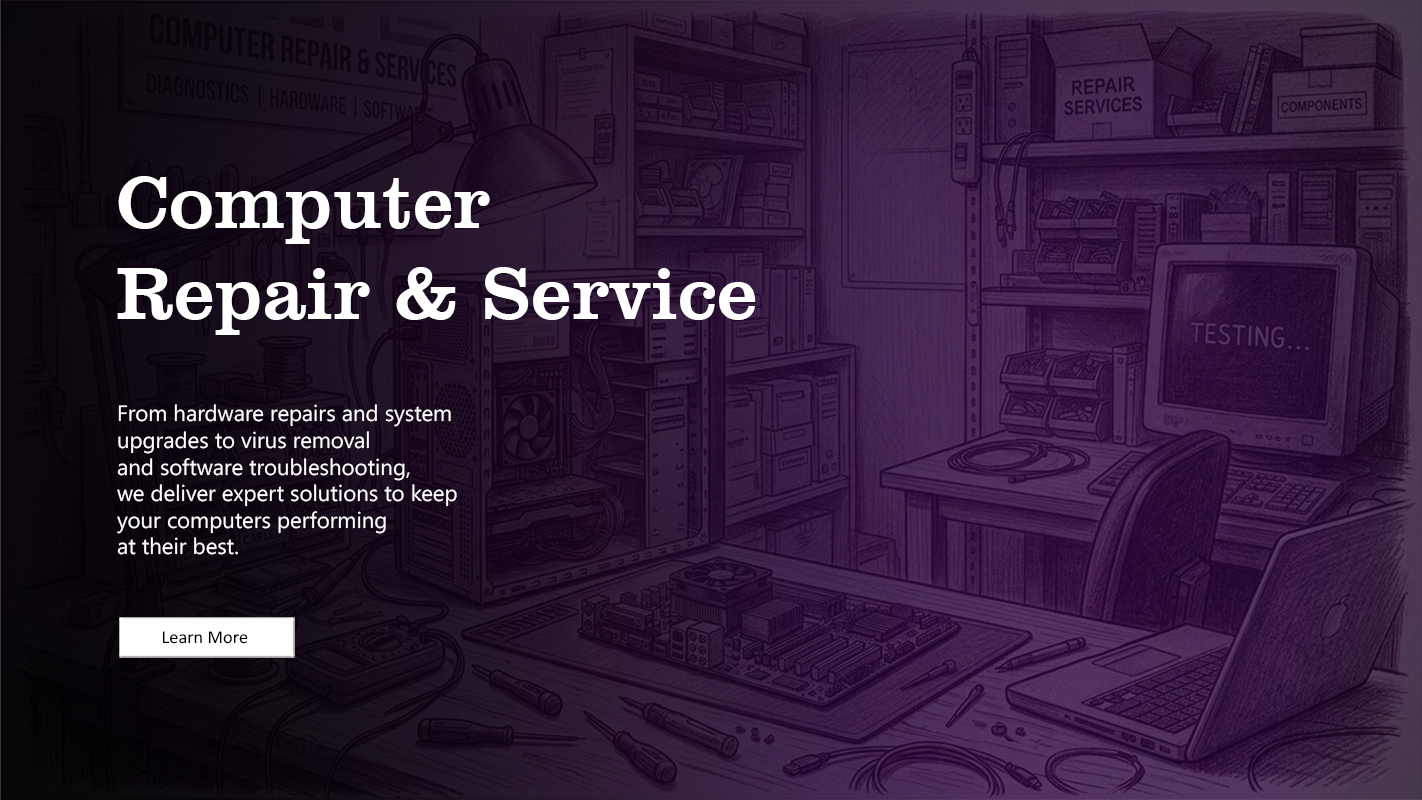 Computer repair &service new
