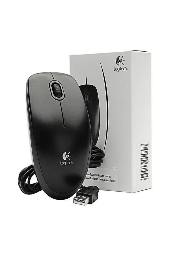 LOGITECH B100 OPTICAL USB MOUSE - Computer Network