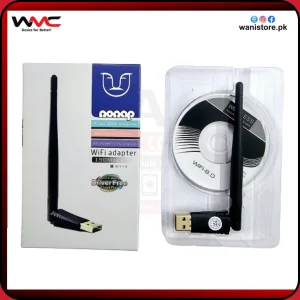Nonap USB WiFi Adapter 150Mbps with Fixed 3dBi Antenna – Model W114