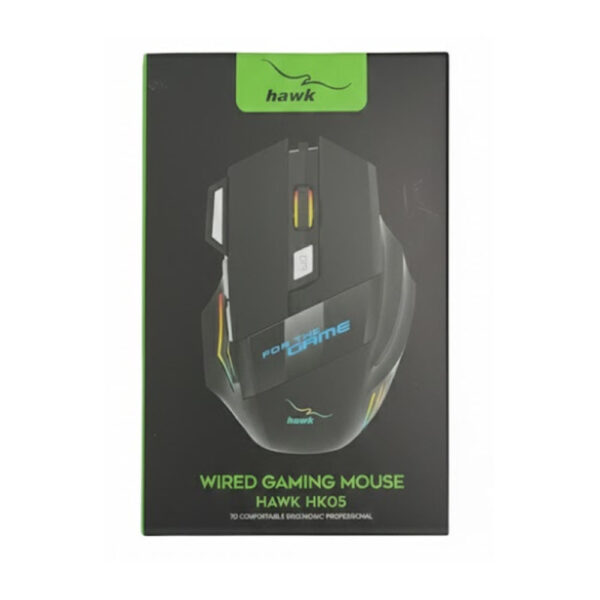 HAWK HK05 PowerGrip 7D RGB Wired Gaming Mouse 3 HAWK HK05 PowerGrip 7D RGB Wired Gaming Mouse - Image 3