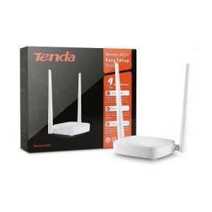 Tenda N301 Wireless WIFI Router Extender Home Network RJ45 4 Ports 300Mbps - Double Antenna Router