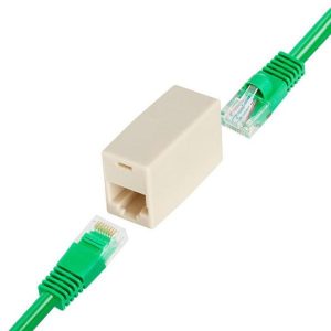 RJ45 Ethernet LAN Network Cables Joiner Coupler Socket Connector Extender