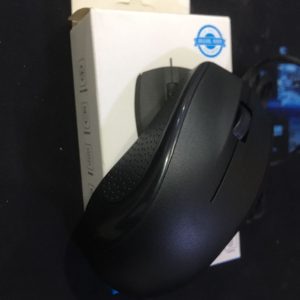 Wired USB connectivity Mouse With Plug And Play Ergonomic Design Durable Build Model HK-124 Use for Laptop and PC