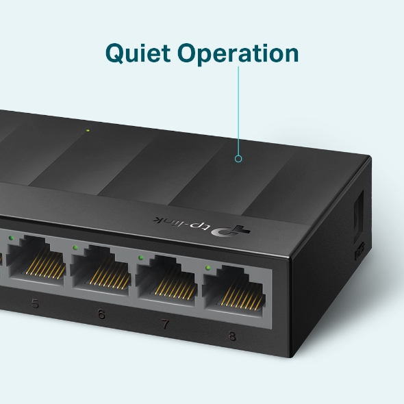 8-Port 10/100/1000Mbps Desktop Switch LS1008G 4 8-Port 10/100/1000Mbps Desktop Switch LS1008G - Image 4